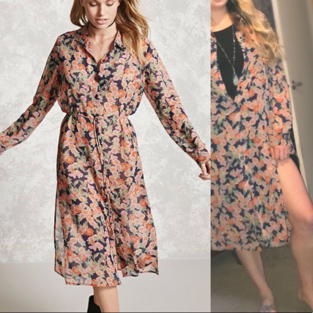 Midi Button Down Dress